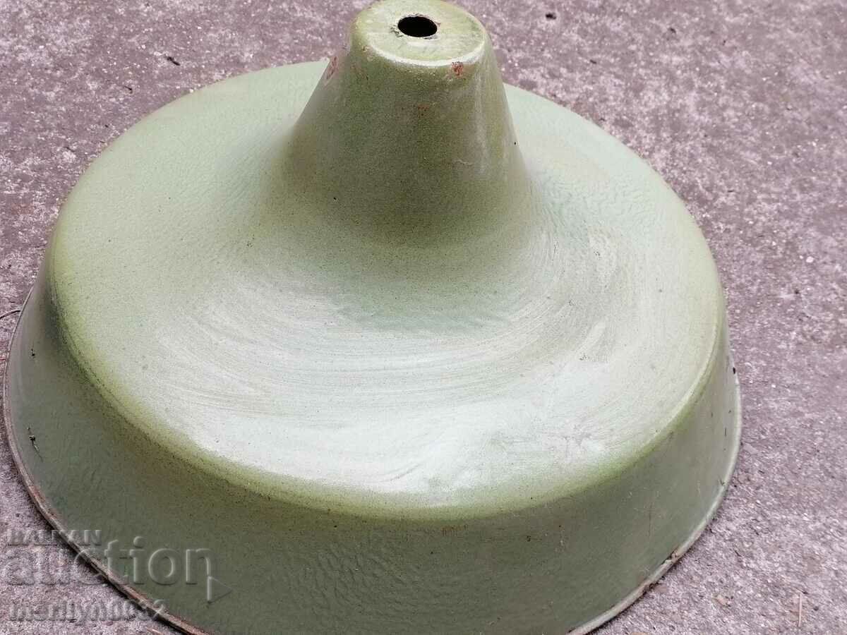 Reflector from an old social industrial lamp with price 45.00 BGN | € 23.01 Reflector from an old social industrial lamp with price 45.00 BGN | € 23.01