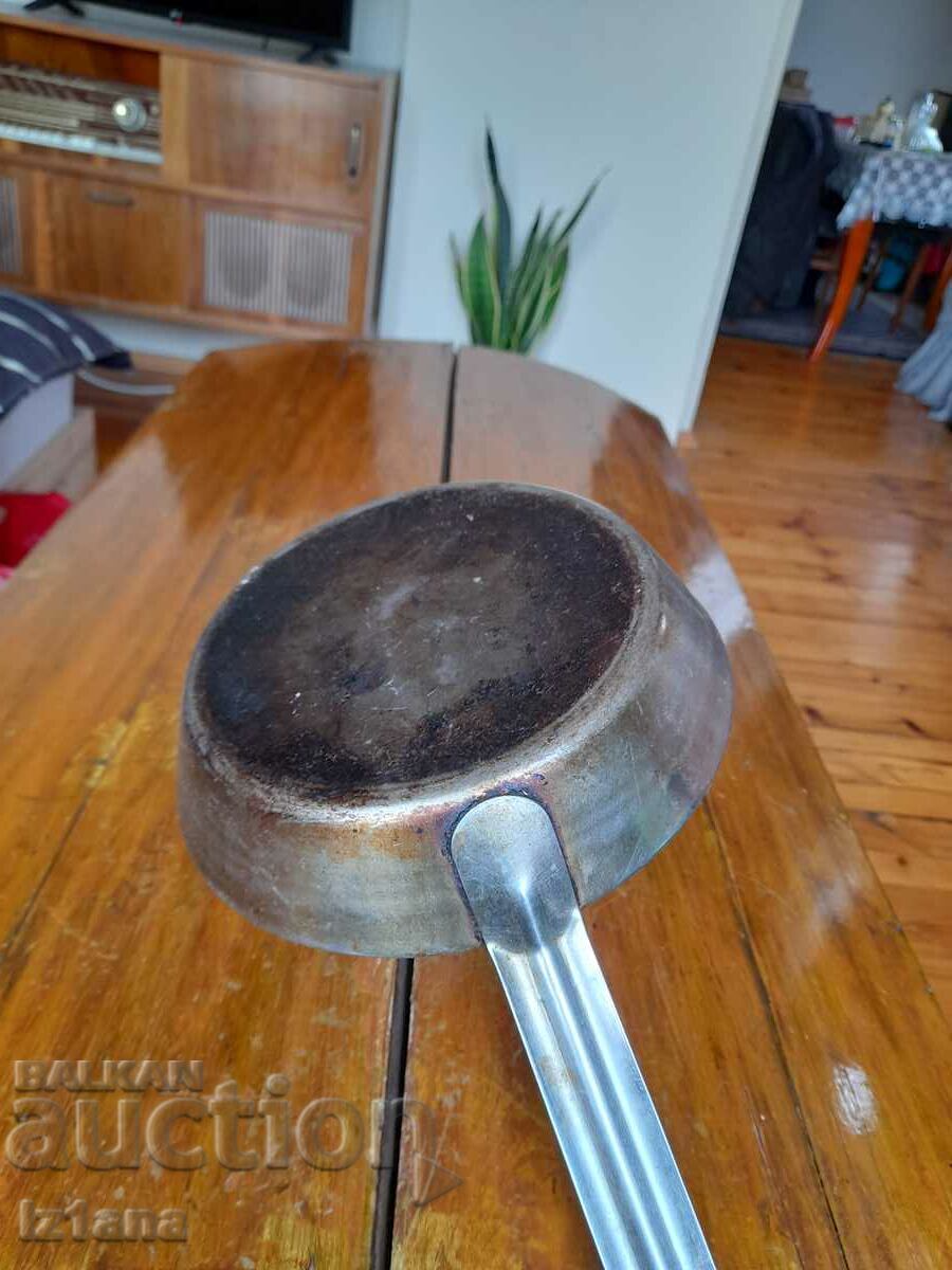 Auction Old stainless pan, stainless steel Auction Old stainless pan, stainless steel