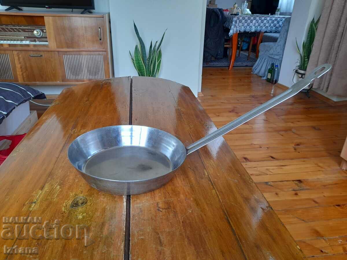 Old stainless pan, stainless steel Old stainless pan, stainless steel