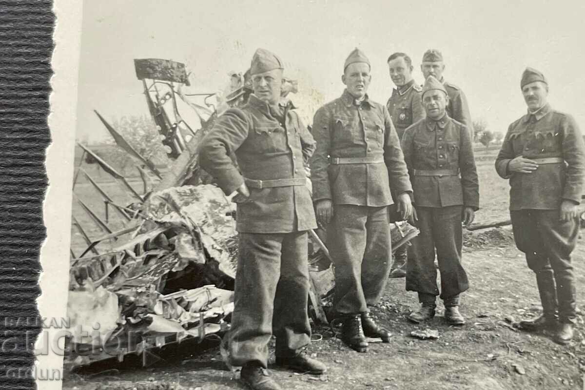 2461 Kingdom of Bulgaria Macedonia German plane crashed with price 50.00 BGN | € 25.56