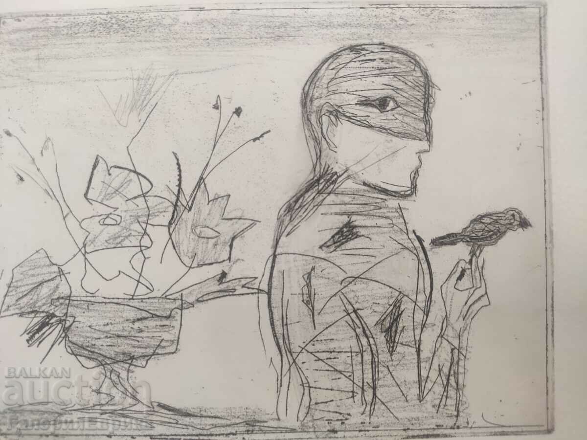 Licitație Grafică veche magistrală