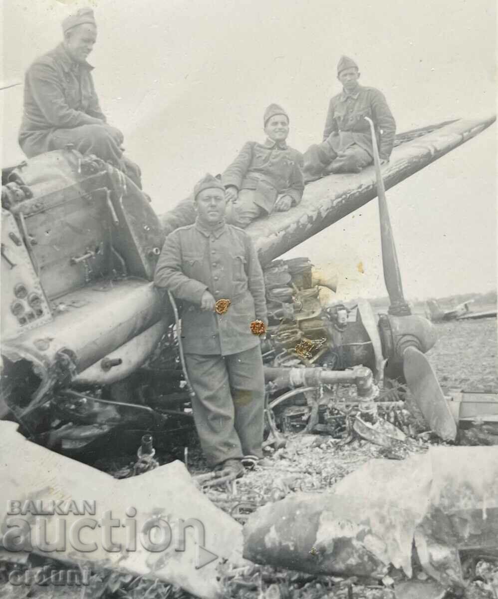 2464 Kingdom of Bulgaria Macedonia German plane crashed with price 50.00 BGN | € 25.56