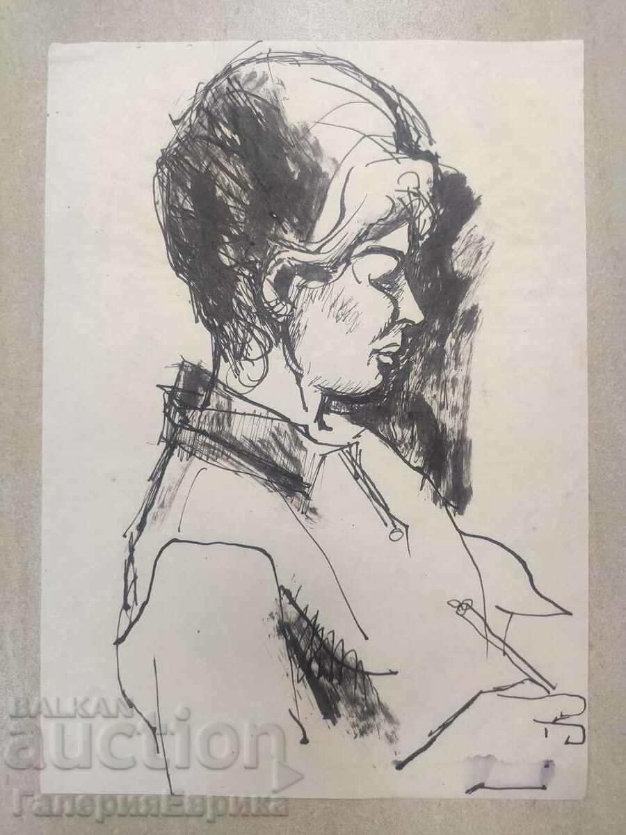 Auction  Masterful drawing