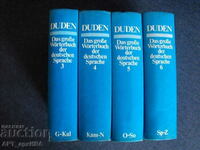 DUDEN. Dictionary of the German language, volumes: 3, 4, 5, 6.