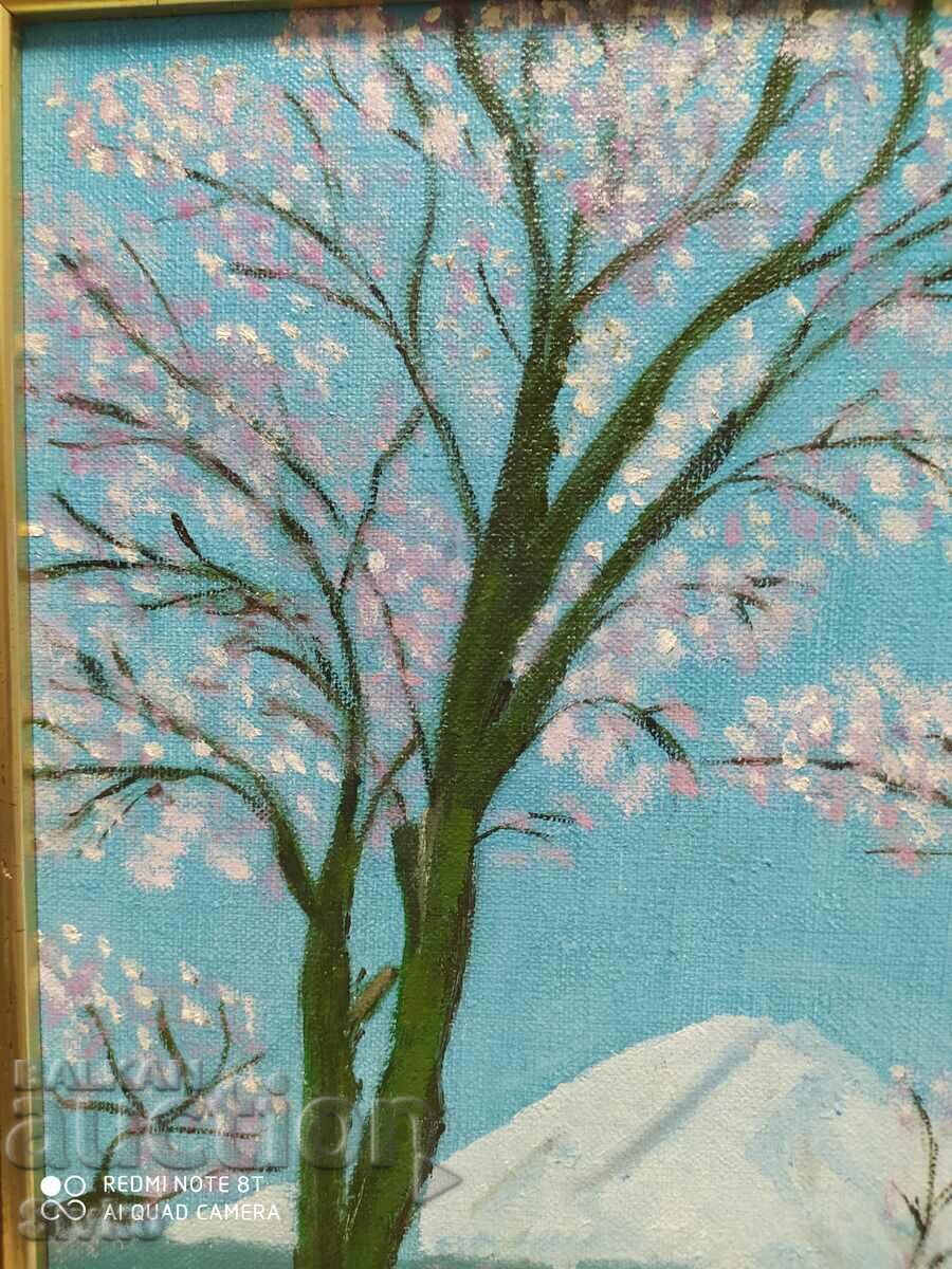 Auction  Oil canvas painting