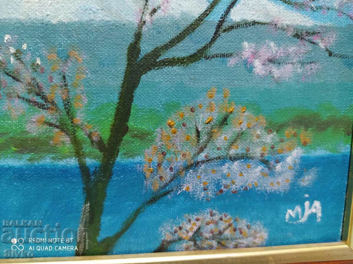 Delivery of Oil canvas painting