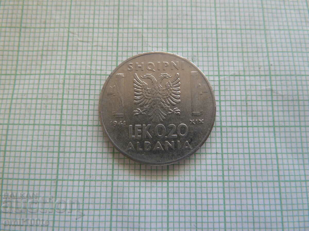 0,20 Lek 1941 Αλβανία