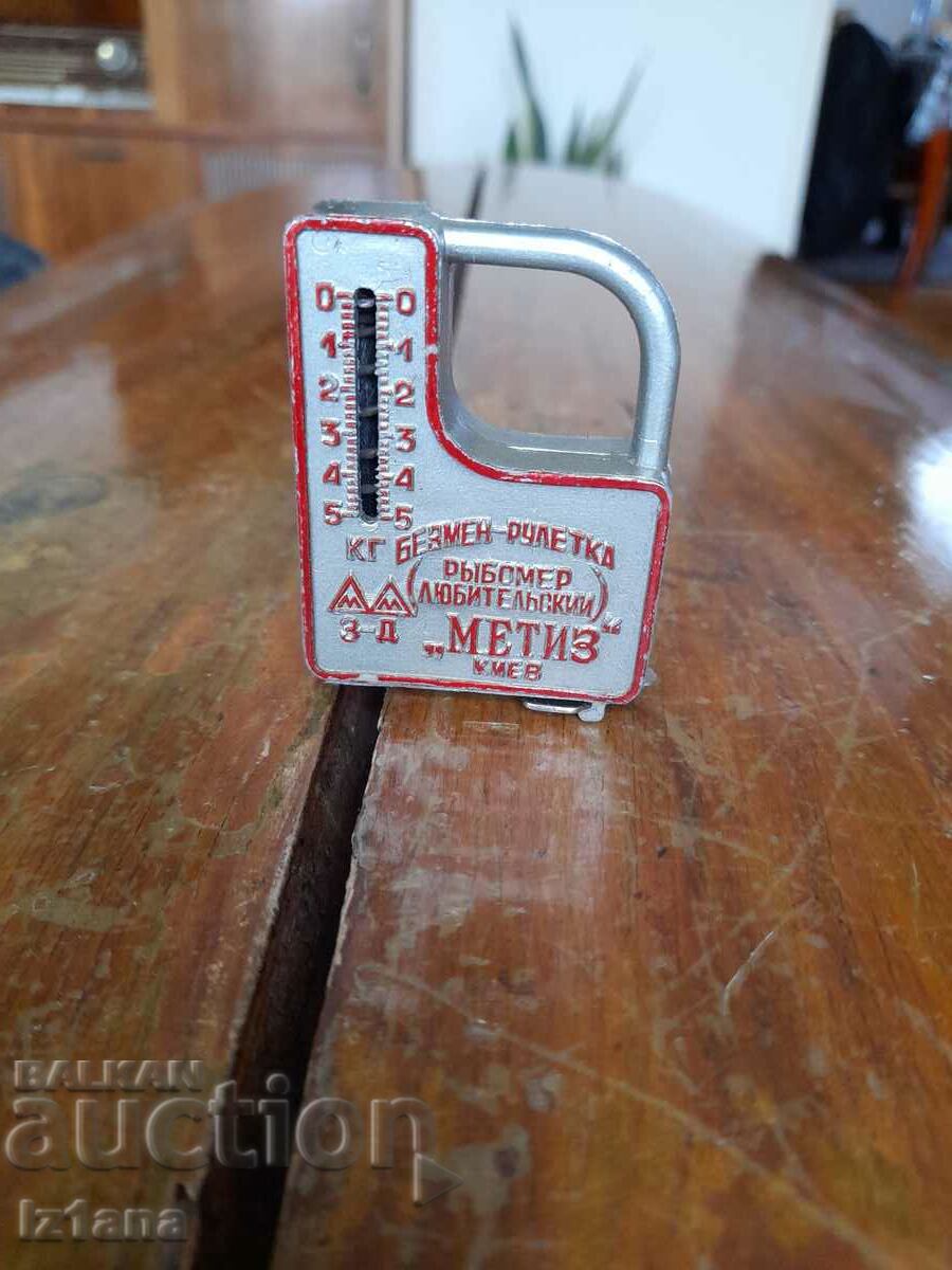 Old Fisherman's Scale, Metiz tape measure