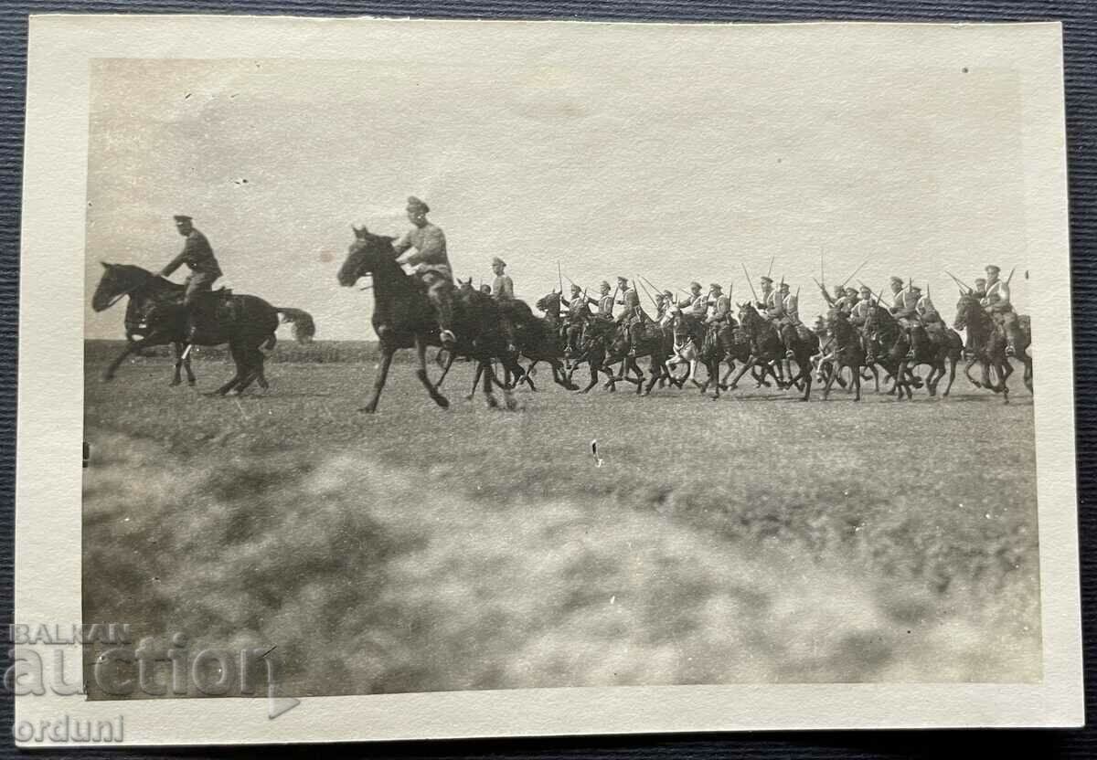 2484 Kingdom of Bulgaria training cavalry attack 20s