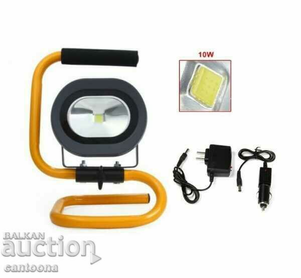 Ισχυρό επαναφορτιζόμενο LED Floodlight BL-01 10W / 100W, 12 και 220 V με τιμή 35.99 BGN | € 18.40 Ισχυρό επαναφορτιζόμενο LED Floodlight BL-01 10W / 100W, 12 και 220 V με τιμή 35.99 BGN | € 18.40