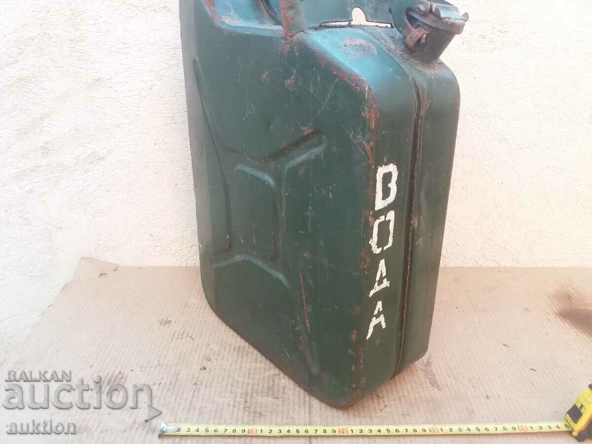 Auction METAL TUBE FOR FUEL, WATER 20 LITERS Auction METAL TUBE FOR FUEL, WATER 20 LITERS