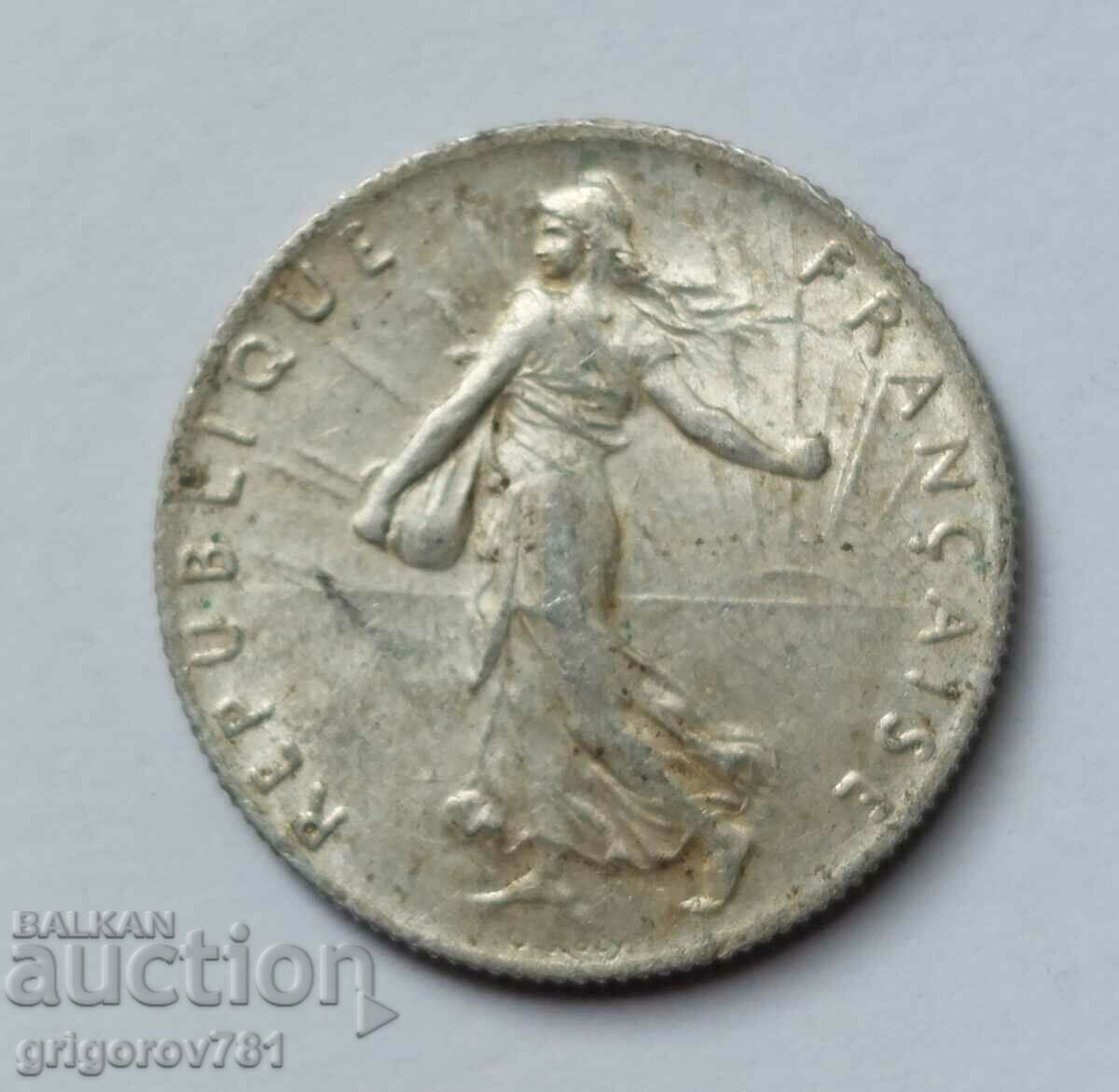 50 de cenți argint Franța 1916 - monedă de argint №5 cu preț € 3.83 | 7.49 BGN