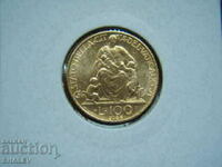 100 Lire 1948 Vaticana - AU/Unc (gold)