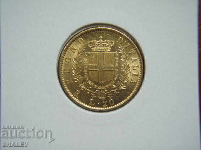 Delivery of 20 Lire 1874 R Italy - AU/Unc (Gold) Delivery of 20 Lire 1874 R Italy - AU/Unc (Gold)