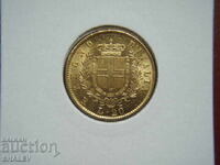 20 Lire 1874 R Italia (20 liri Italiya) - AU/Unc (aur)