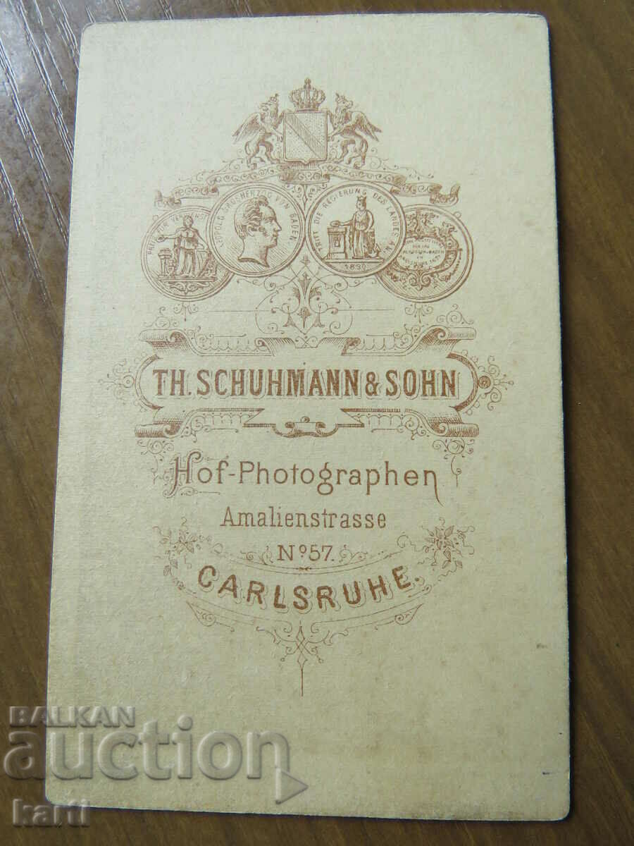 Livrarea FOTO VECHE - CARTON - SECOLUL XIX - g066 Livrarea FOTO VECHE - CARTON - SECOLUL XIX - g066