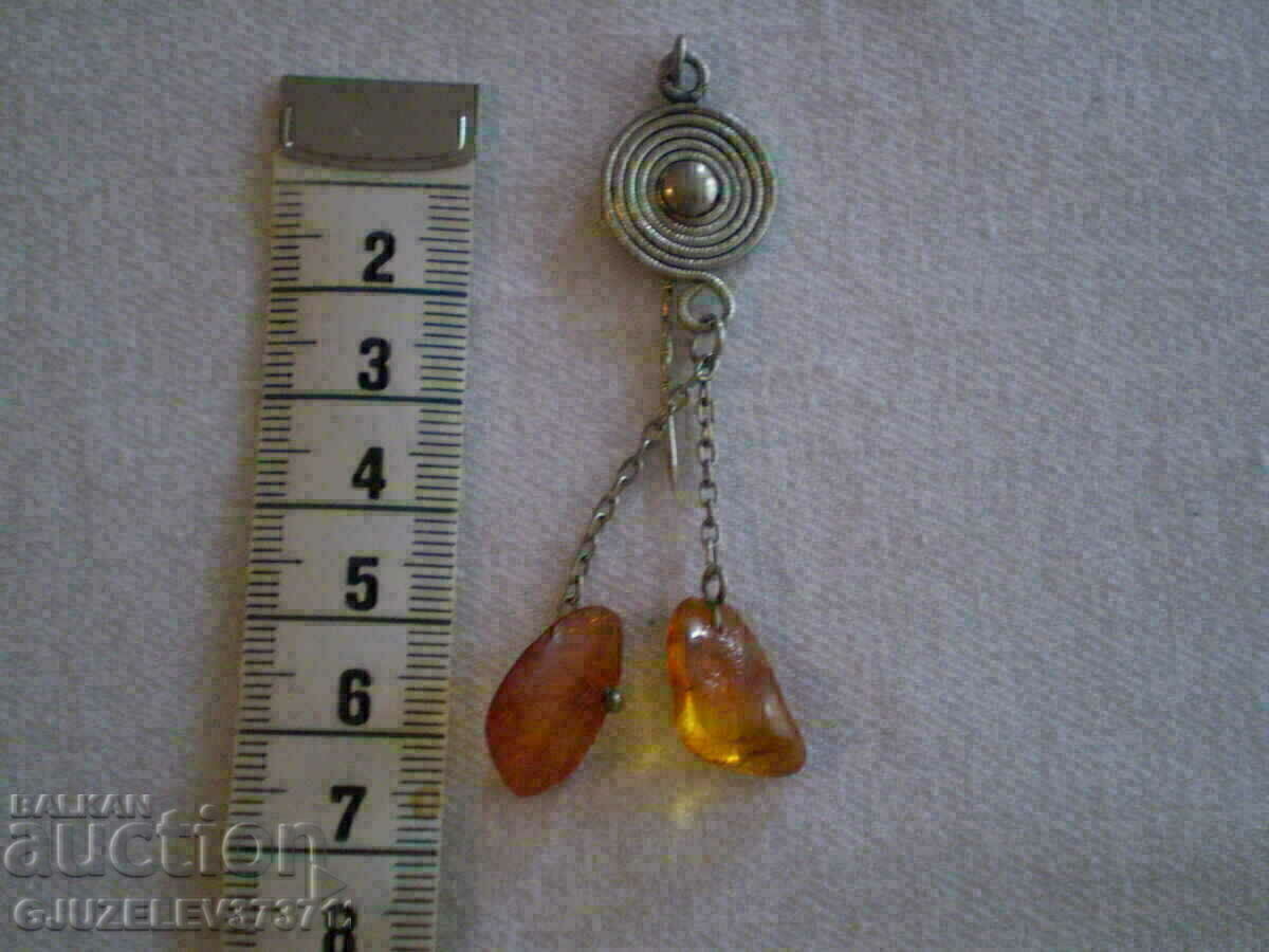 Παράδοση Κεχριμπάρι με βελόνα καρφίτσα ΕΣΣΔ