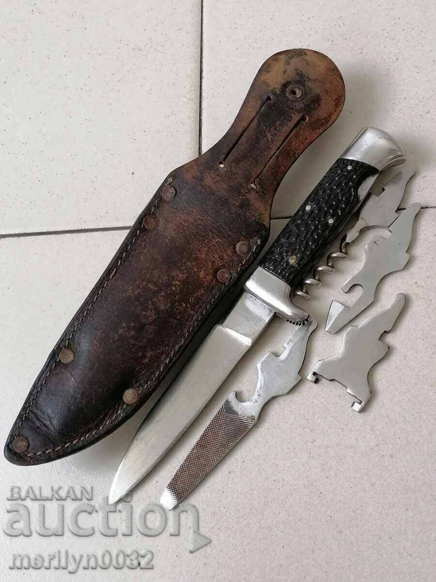 Κυνηγετικό μαχαίρι soc CLASSIC NRB Petko Denev Gabrovo 5 λεπίδες