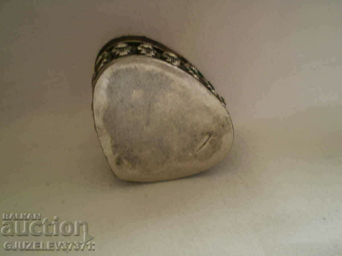 jewelry box with silver plated vintage style - 5 jewelry box with silver plated vintage style - 5