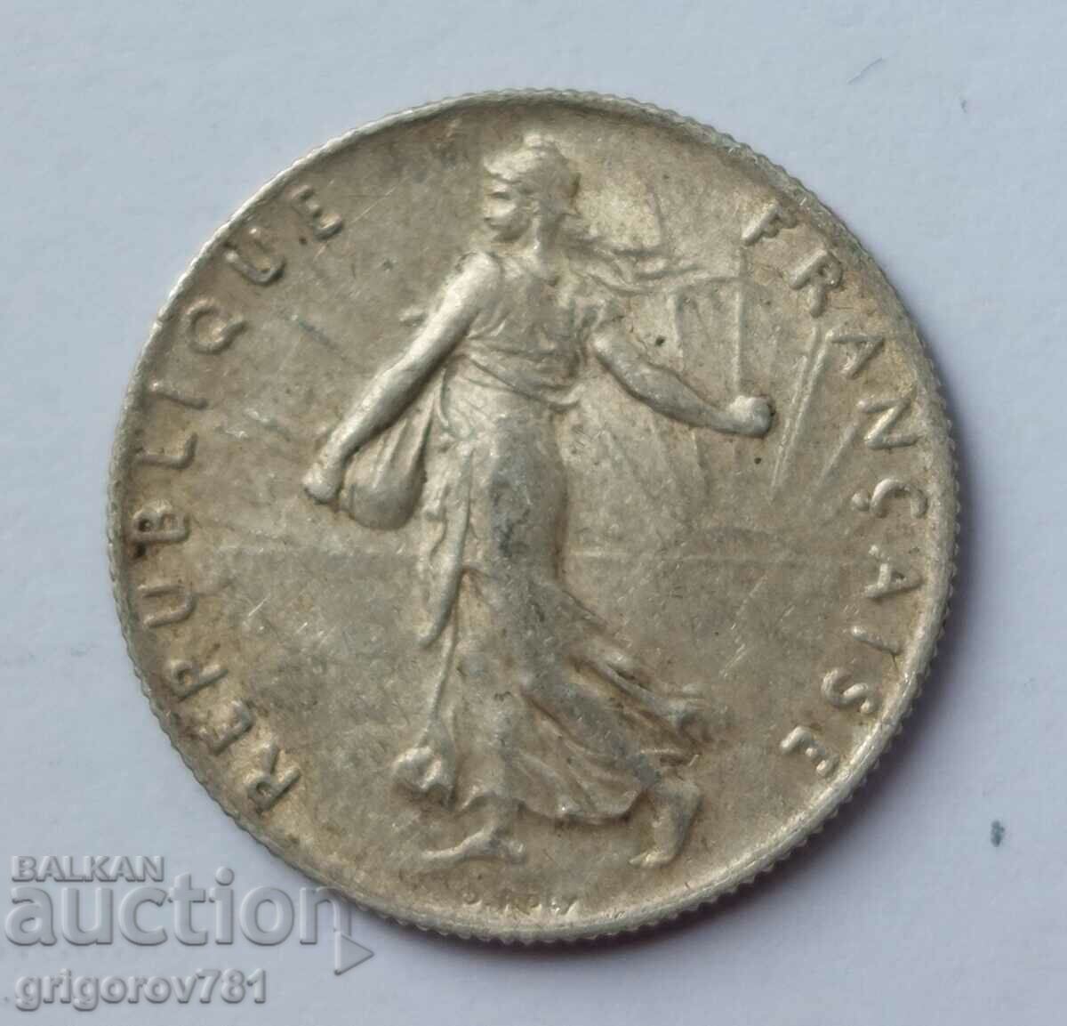 50 de cenți argint Franța 1917 - monedă de argint №35 cu preț € 3.83 | 7.49 BGN