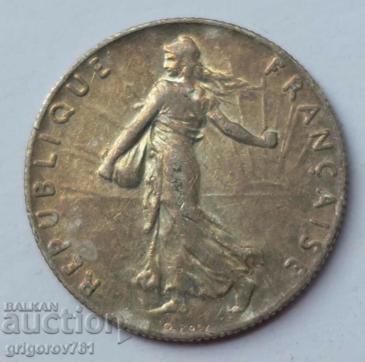 50 de cenți argint Franța 1917 - monedă de argint №40 cu preț € 3.83 | 7.49 BGN