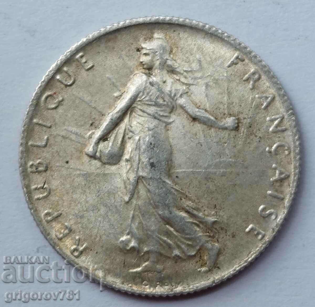 50 de cenți argint Franța 1916 - monedă de argint №52 cu preț € 3.83 | 7.49 BGN