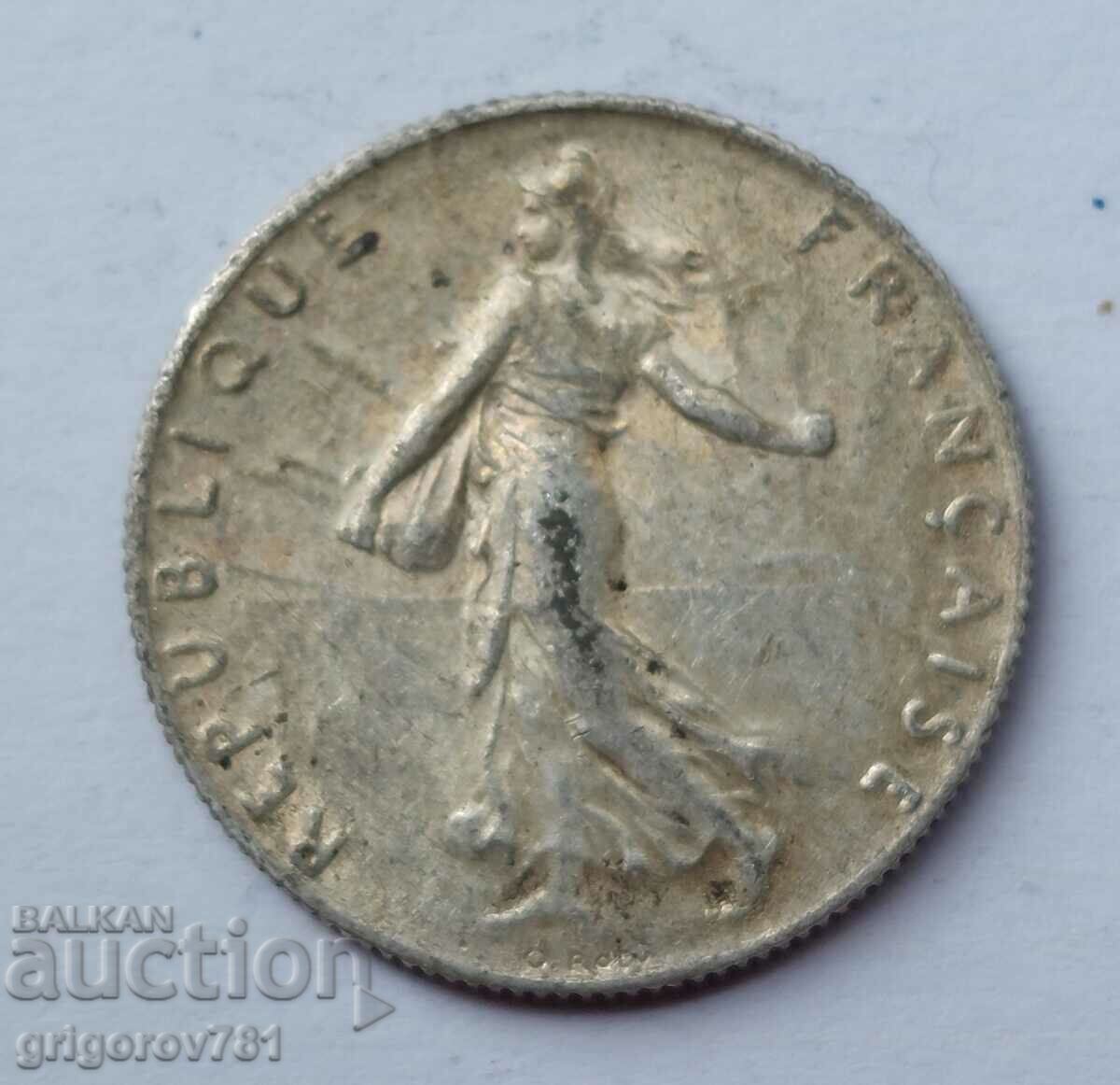 50 de cenți argint Franța 1916 - monedă de argint №57 cu preț € 3.83 | 7.49 BGN