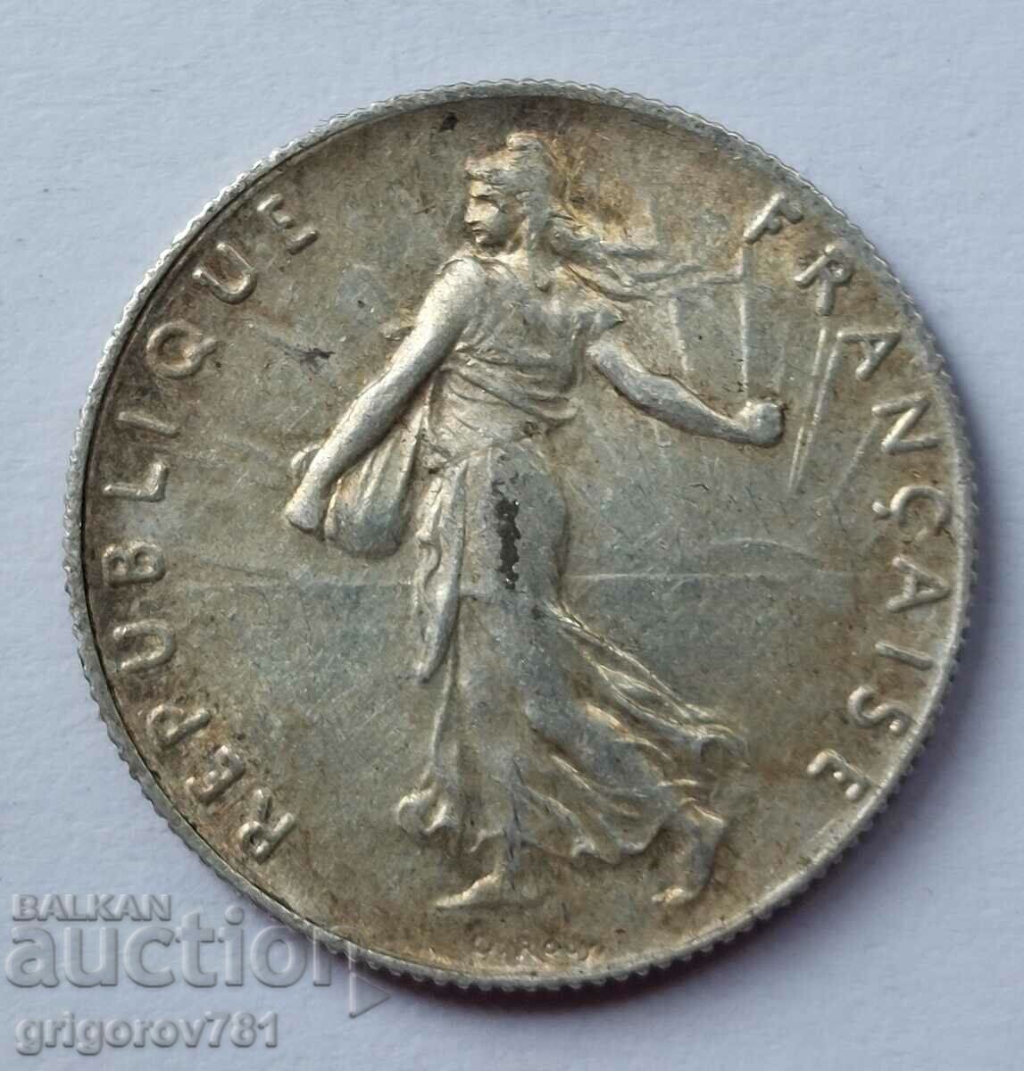 50 de cenți argint Franța 1916 - monedă de argint №58 cu preț € 3.83 | 7.49 BGN