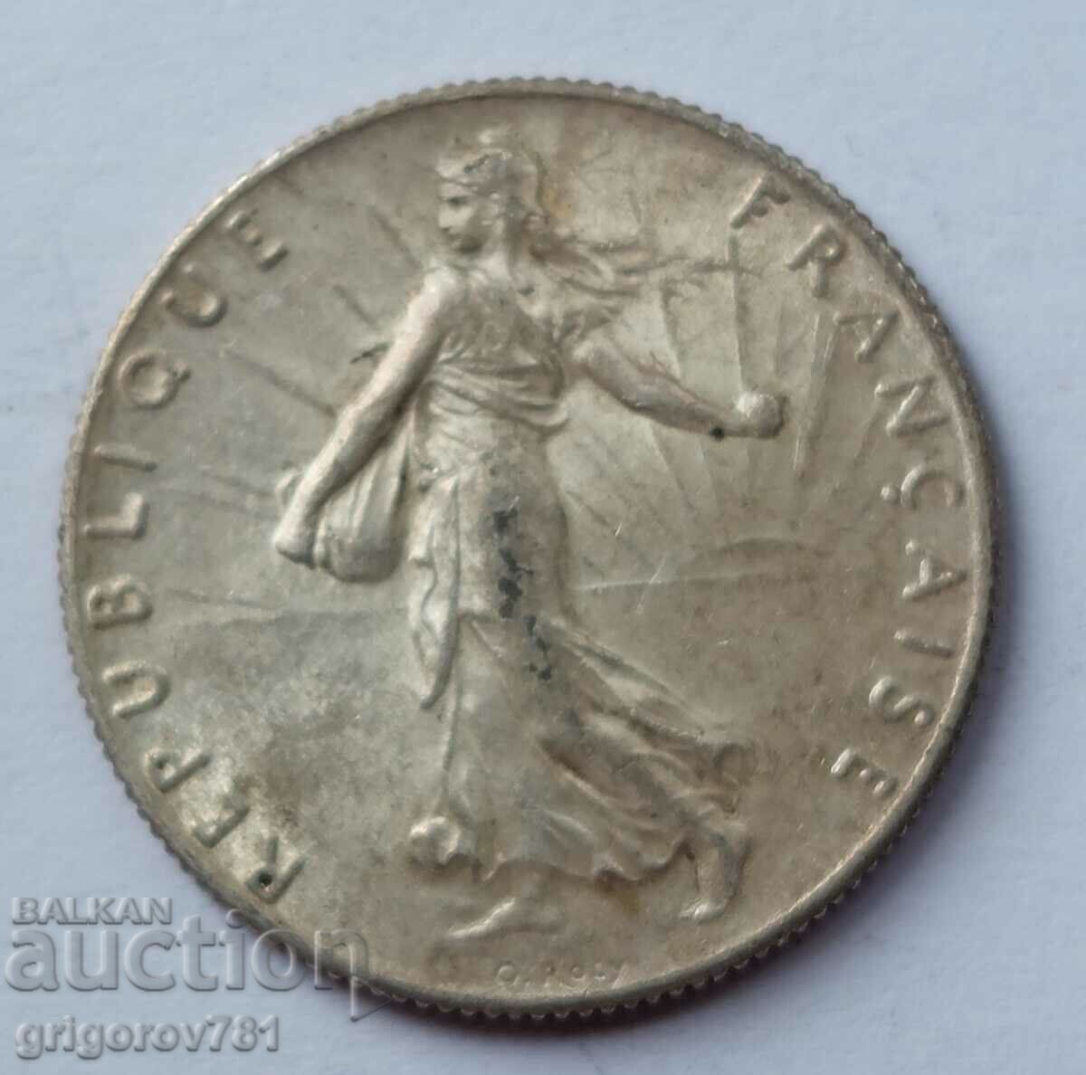 Ασημένιο 50 εκατοστά Γαλλία 1915 - ασημένιο νόμισμα №60 με τιμή € 3.83 | 7.49 BGN