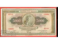 GREECE GREECE 5 000 5000 Drachmas issue 1932 - 2