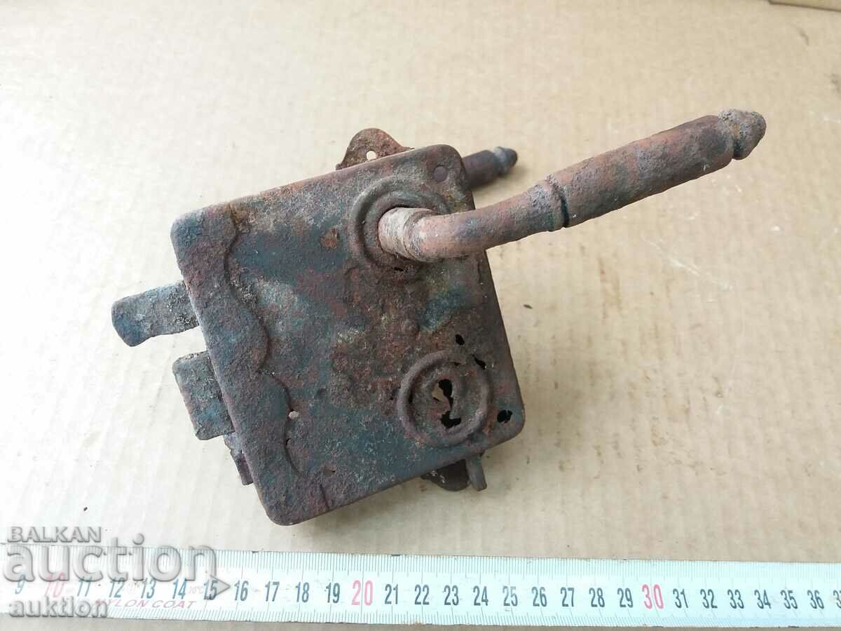 REVIVAL LOCK - WROUGHT IRON - 7 REVIVAL LOCK - WROUGHT IRON - 7