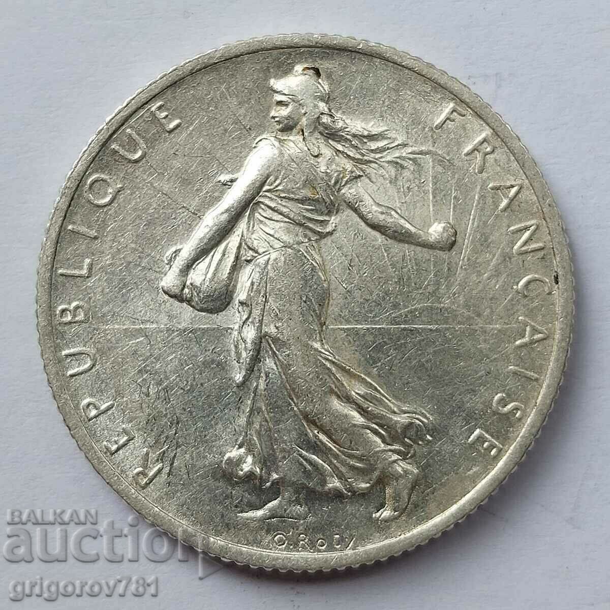 2 franci argint Franța 1915 - monedă de argint №4 cu preț € 12.27 | 24.00 BGN