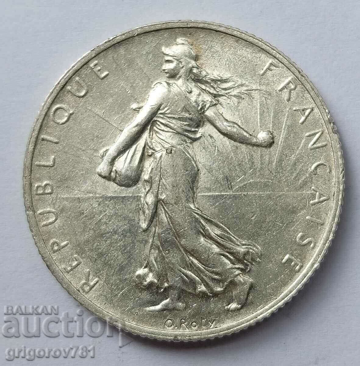 2 franci argint Franța 1915 - monedă de argint №6 cu preț € 12.27 | 24.00 BGN