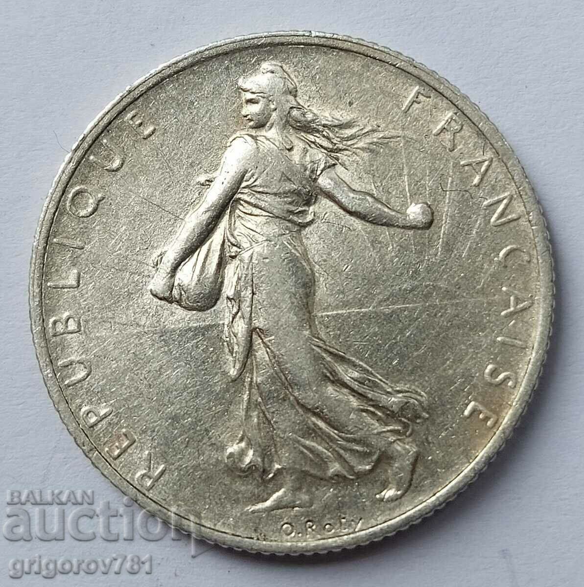 2 franci argint Franța 1916 - monedă de argint №9 cu preț € 12.27 | 24.00 BGN