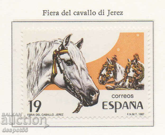 1987. Spain. Equestrian Fair, Jerez de la Frontera.
