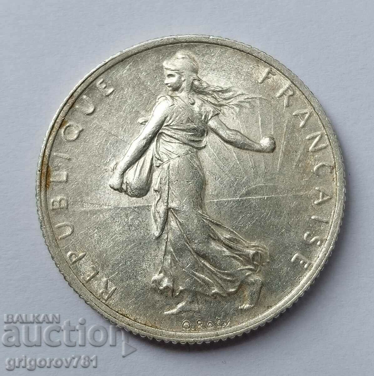 2 franci argint Franța 1916 - monedă de argint №10 cu preț € 12.27 | 24.00 BGN