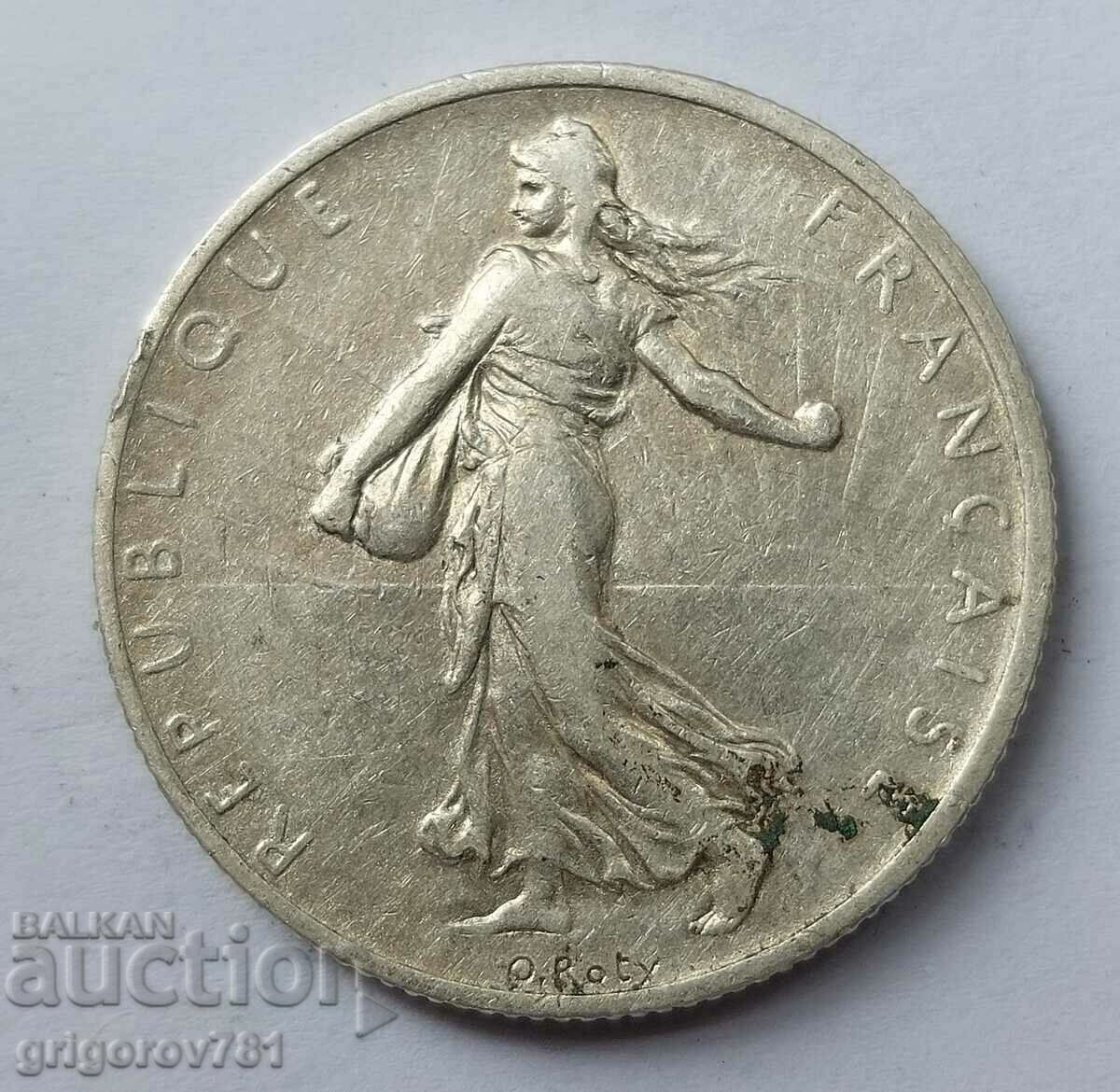 2 franci argint Franța 1908 - monedă de argint №18 cu preț 24.00 BGN | € 12.27 2 franci argint Franța 1908 - monedă de argint №18 cu preț 24.00 BGN | € 12.27