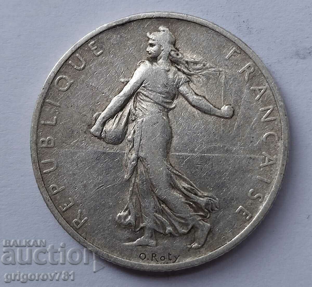 2 franci argint Franța 1898 - monedă de argint №22 cu preț € 12.27 | 24.00 BGN
