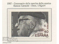 1987. Spania. 100 de ani de la nașterea lui Ramon Karande.