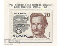 1987. Испания. 100 год. от смъртта на Нарцисо Монтуриол.