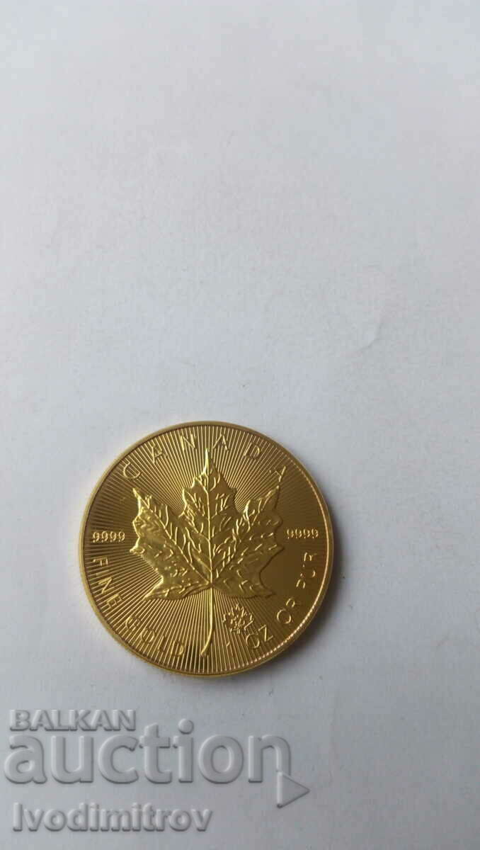 Placă de aur CANADA Elisabeta a II-a 2020