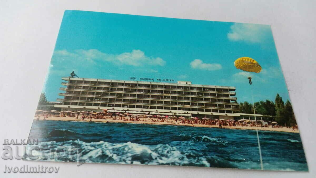 Postcard Sunny Beach Hotel-Restaurant Glarus 1976