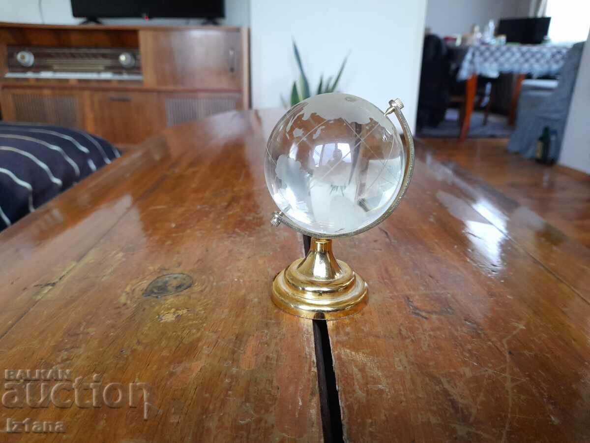 Old glass globe, souvenir