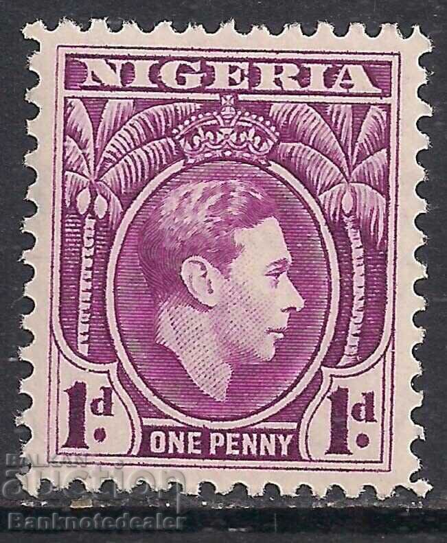 Nigeria 1938 - 51 KGV1 1d Bright Purple Mh SG 50b