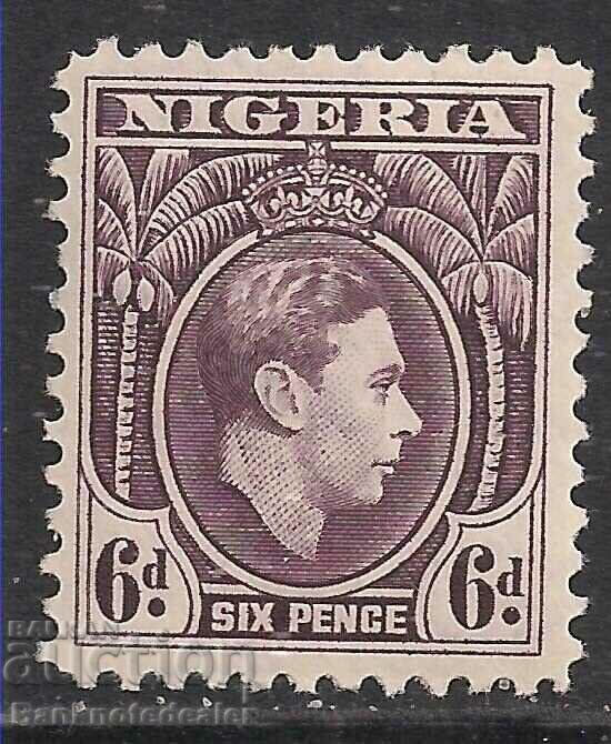 Nigeria 1938 - 51 KGV1 6d Cel mai negru violet MM SG 55