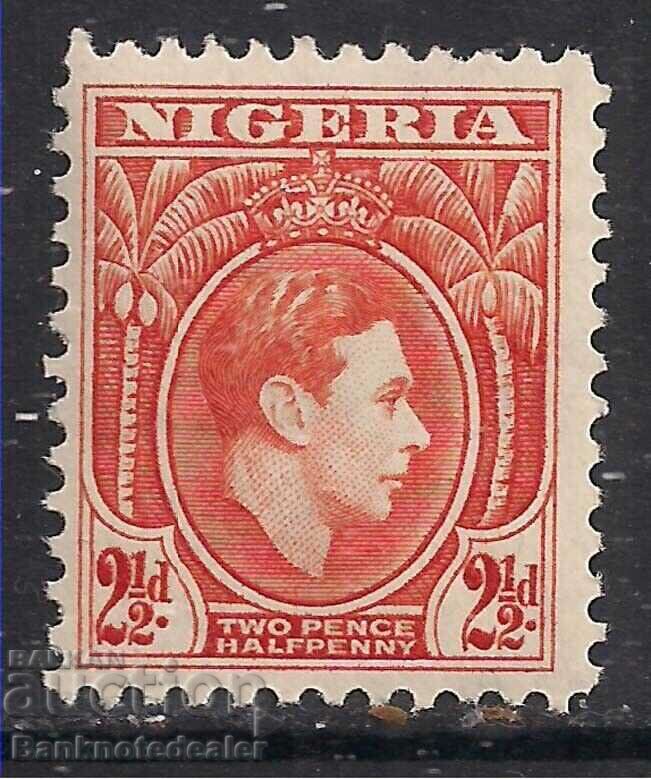 Nigeria 1938 - 51 KGV1 2 1/2 Orange MH SG52b