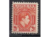Nigeria 1938 - 51 KGV1 2 1/2d Orange MH SG52b