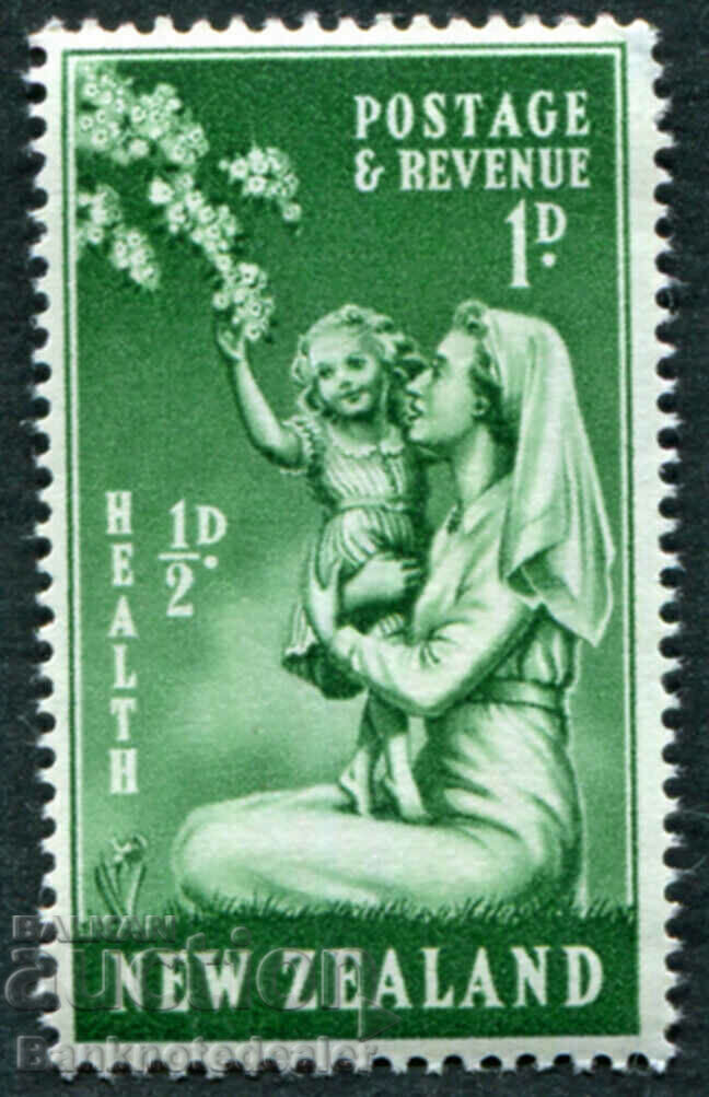 ΝΕΑ ΖΗΛΑΝΔΙΑ 1949 1d + 1 / 2d green SG698 mint MH