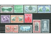 Noua Zeelandă 1946 QEII Pace set de 11 timbre monetărie