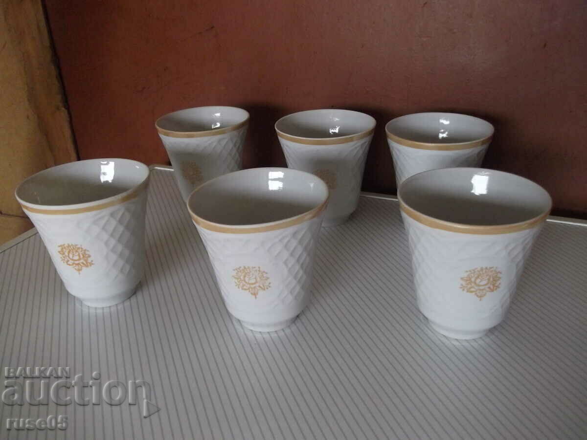 Auction  Lot of 6 pcs. porcelain cups
